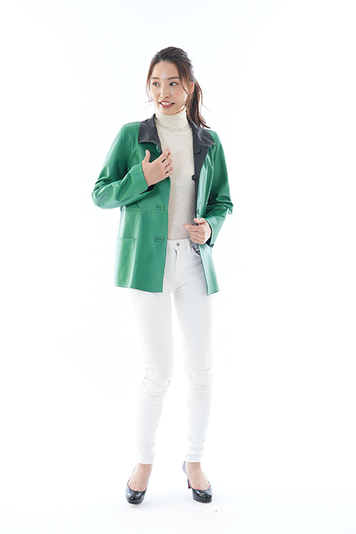 ラムレザーリバーシブルジャケット